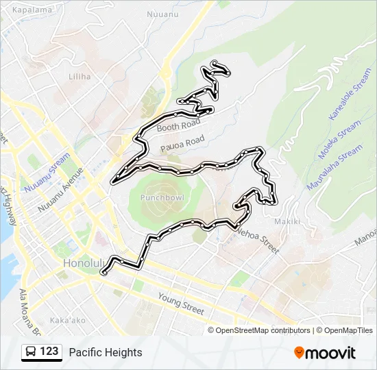 123 Bus Line Map