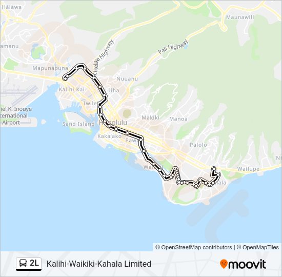 2L bus Line Map