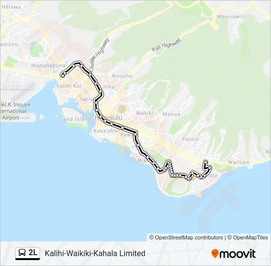 2L Bus Line Map