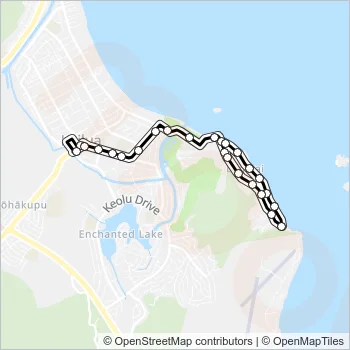 671 Route: Schedules, Stops & Maps - Kailua Town (Updated)