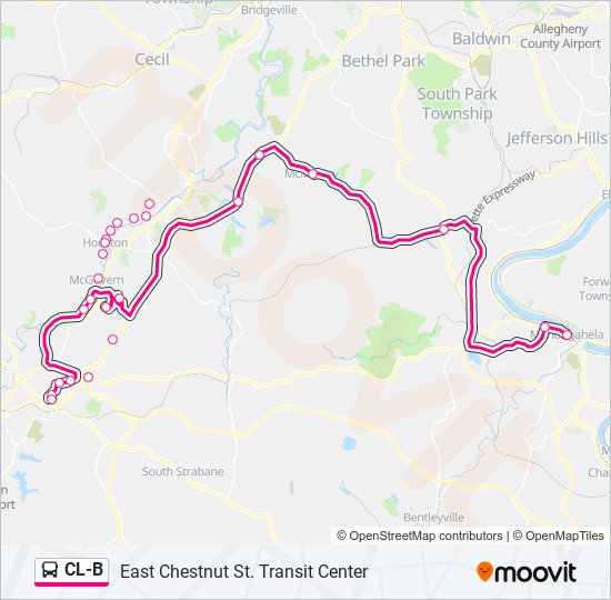 CL-B bus Line Map