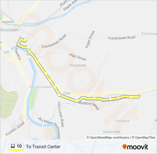 10 bus Line Map