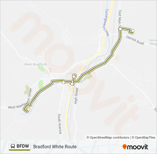 BFDW Bus Line Map