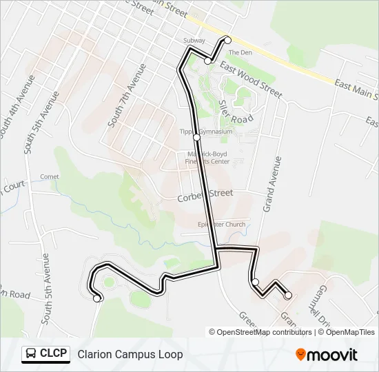 CLCP Bus Line Map