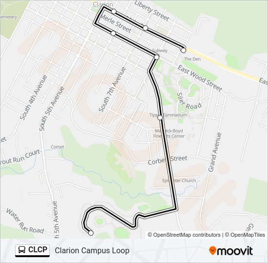 CLCP Bus Line Map