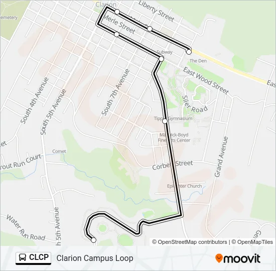 CLCP Bus Line Map
