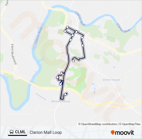 CLML Bus Line Map