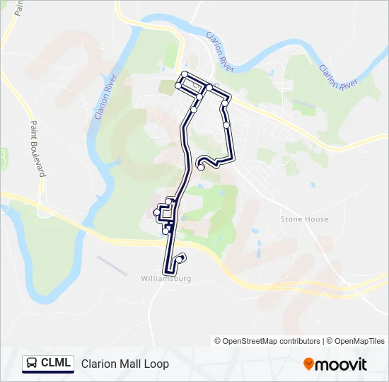 CLML Bus Line Map
