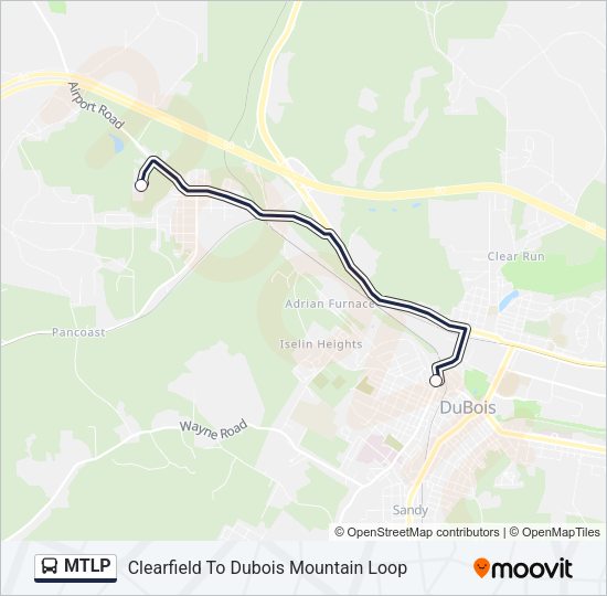 MTLP Bus Line Map