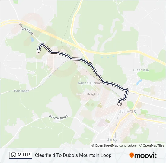 MTLP Bus Line Map