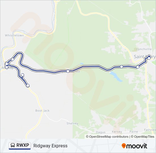 RWXP Bus Line Map