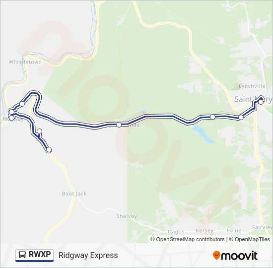 RWXP Bus Line Map
