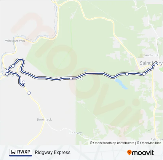 RWXP Bus Line Map