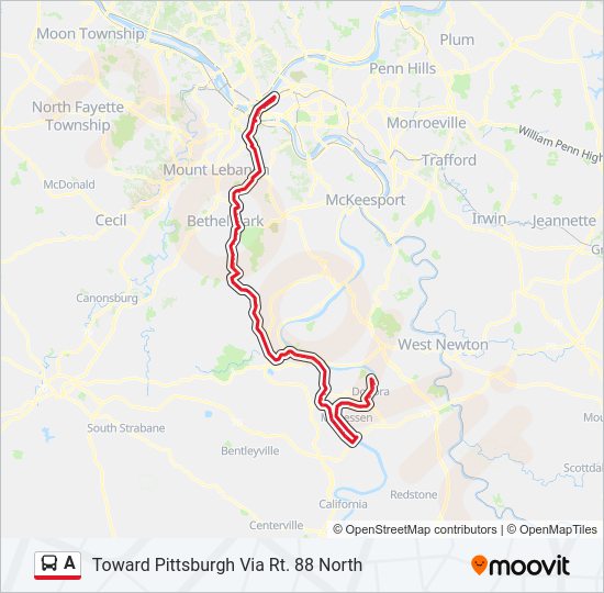 A Bus Line Map