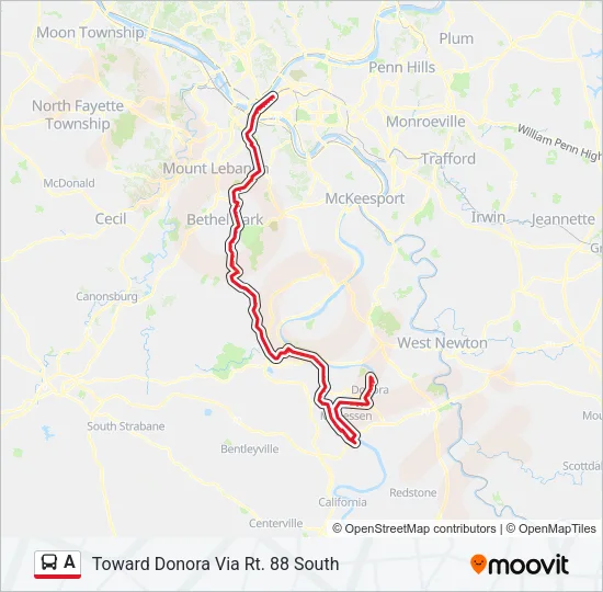 A Bus Line Map