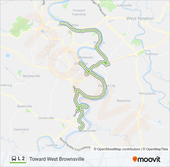 L 2 bus Line Map