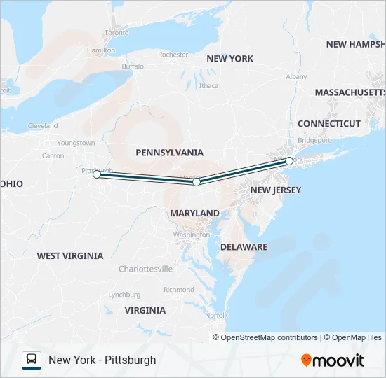 GREYHOUND US0410 Bus Line Map