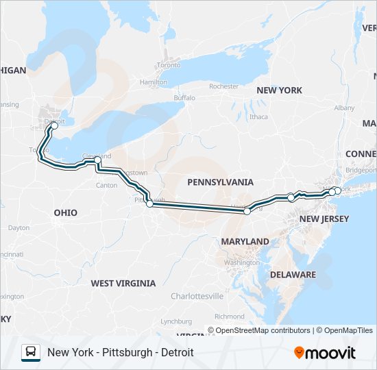 GREYHOUND US0420 Bus Line Map