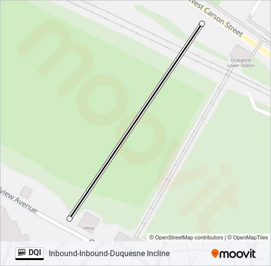 DQI funicular Line Map