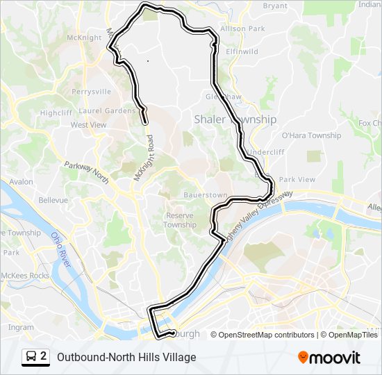 2 bus Line Map