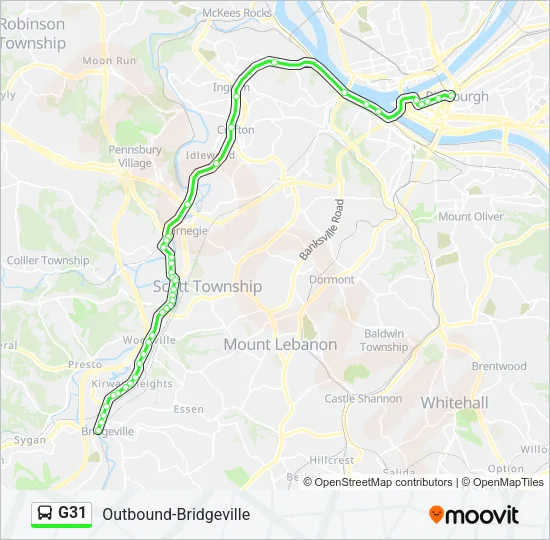 G31 Bus Line Map