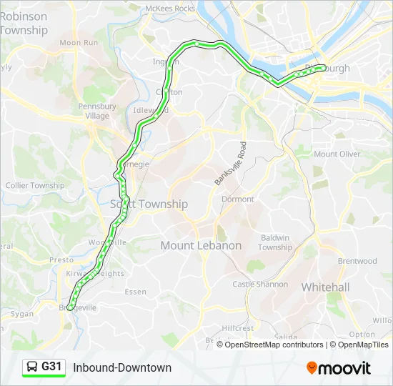 G31 Bus Line Map