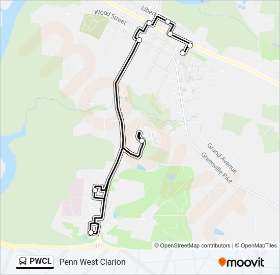 PWCL Bus Line Map