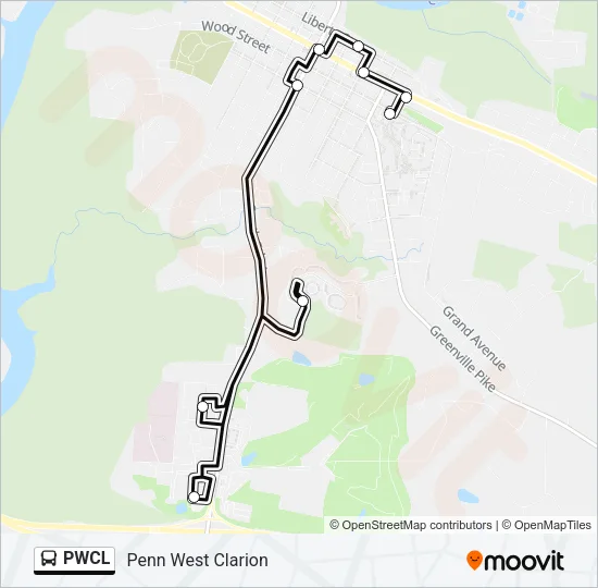 PWCL Bus Line Map