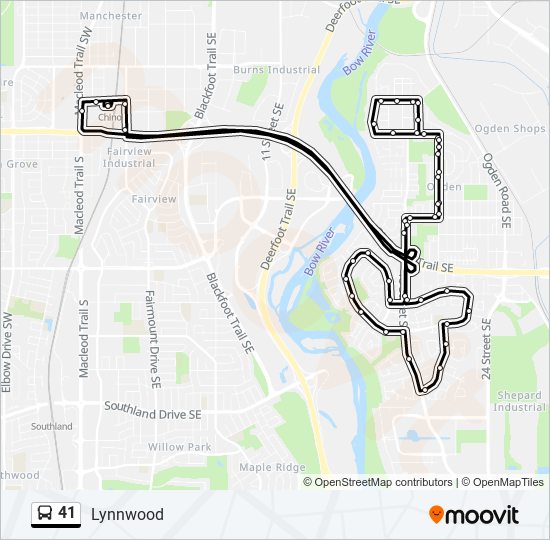 41b Route: Schedules, Stops & Maps - Abbey St (Updated)