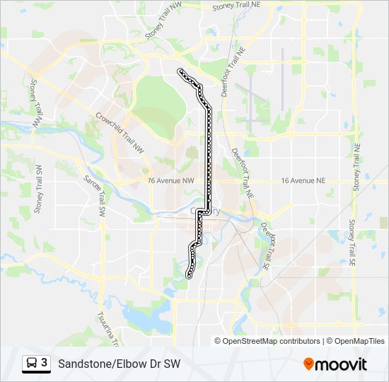 3 bus Line Map