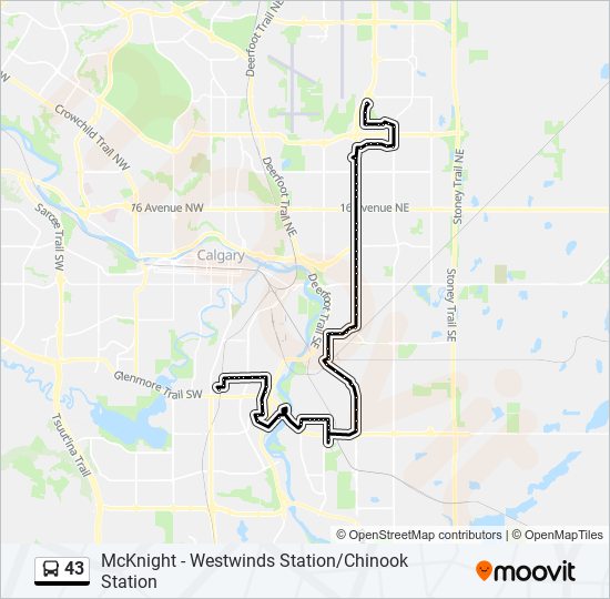 How to get to CF Chinook Centre in Calgary by Bus or Light Rail?