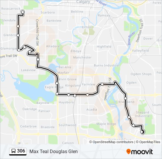 306 Route: Schedules, Stops & Maps - Max Teal Douglas Glen (Updated)