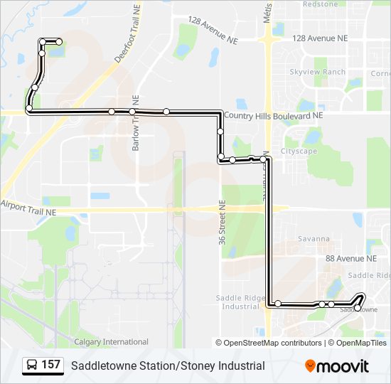 157 Route: Schedules, Stops & Maps - Stoney Industrial (Updated)