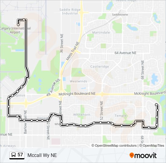 57 Route: Schedules, Stops & Maps - Riverside/Bc Junction (Updated)