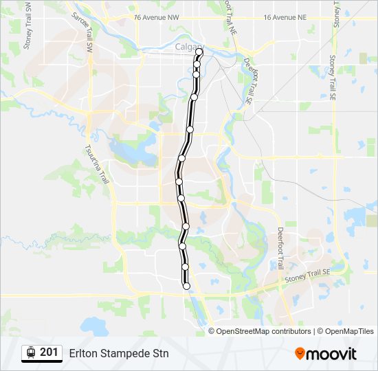 201 Light Rail Line Map