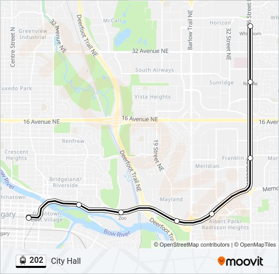 202 light rail Line Map