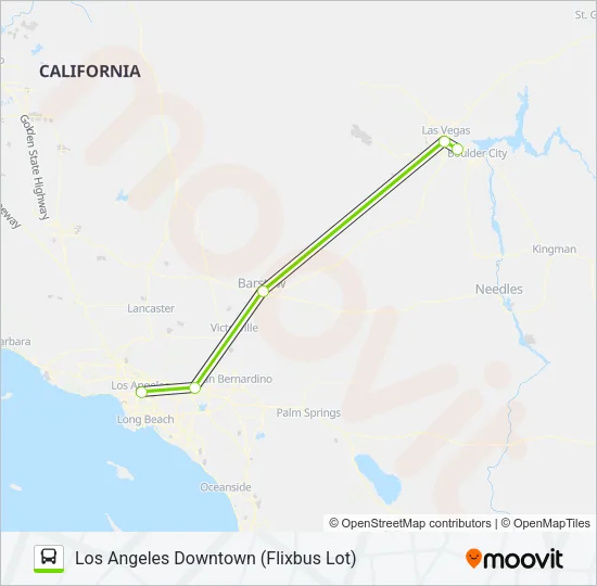 FLIXBUS 2030 Bus Line Map