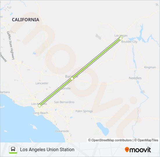 FLIXBUS N2030 Bus Line Map