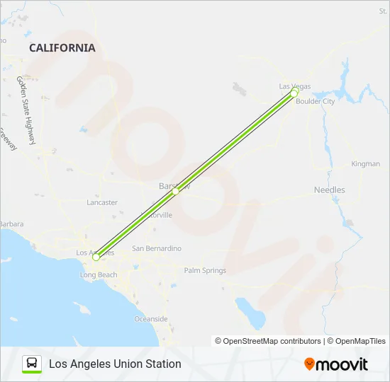FLIXBUS N2030 Bus Line Map