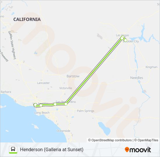 FLIXBUS N2030 Bus Line Map