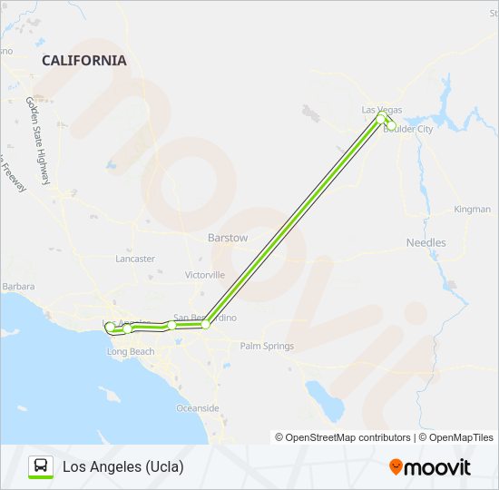 FLIXBUS N2030 Bus Line Map