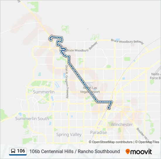 106 Bus Line Map