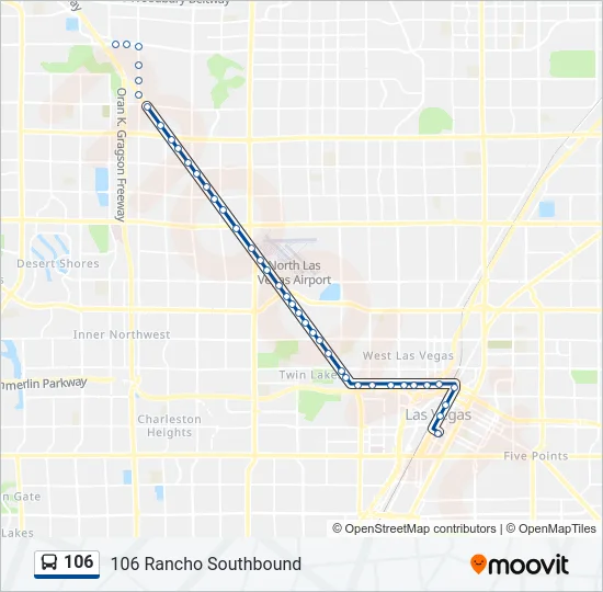 106 Bus Line Map