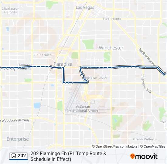 202 Route: Schedules, Stops & Maps - 202 Flamingo Eb (F1 Temp Route ...