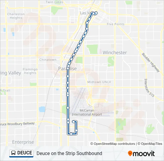 DEUCE Bus Line Map