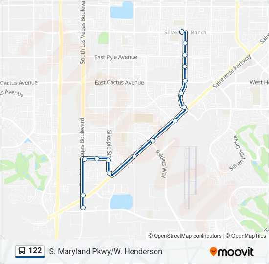 122 Bus Line Map