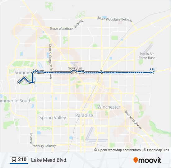 210 Route: Schedules, Stops & Maps - 210 Lake Mead Blvd Westbound ...