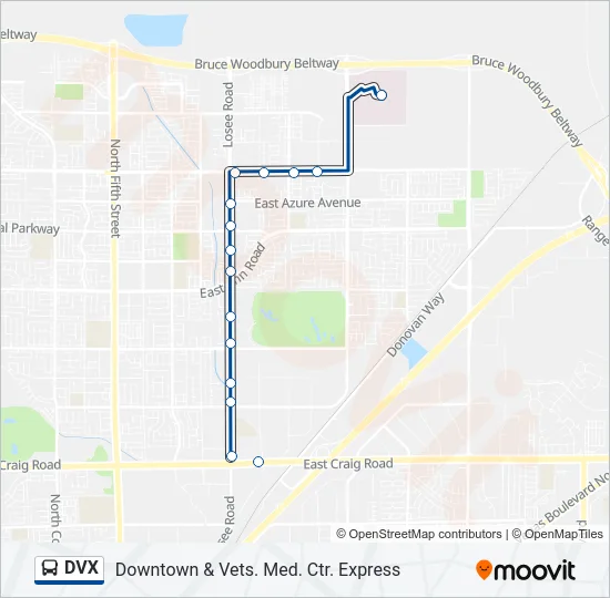 DVX Bus Line Map