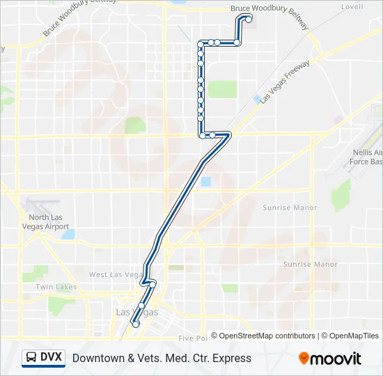 DVX Bus Line Map
