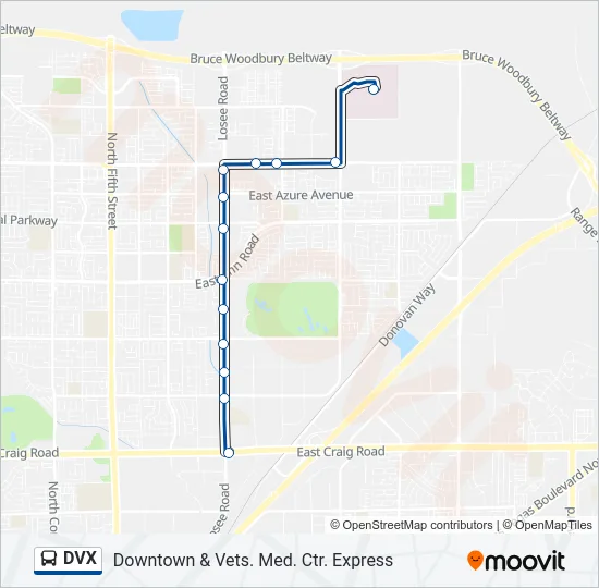 DVX Bus Line Map